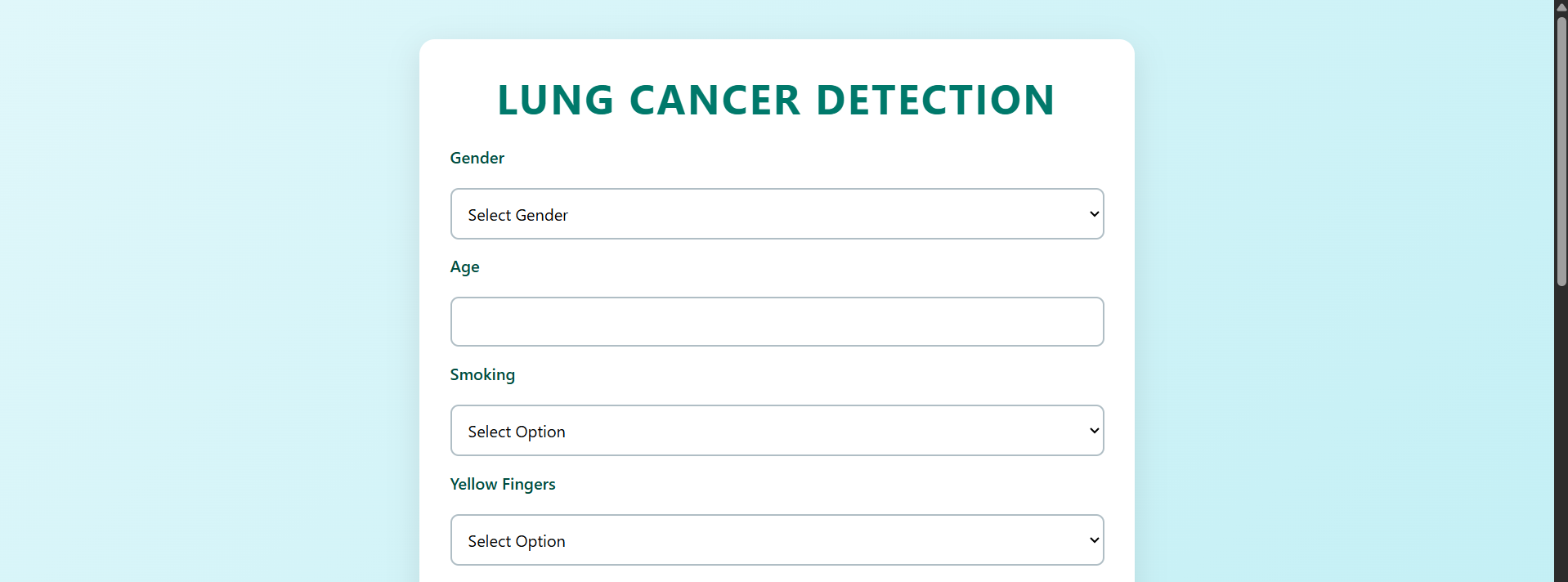 Lung Cancer Classification